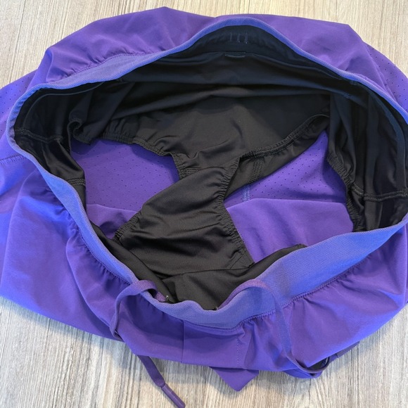 Lululemon Mens Medium Fast & Free 3" Lined Split Shorts Purple - Picture 2 of 9